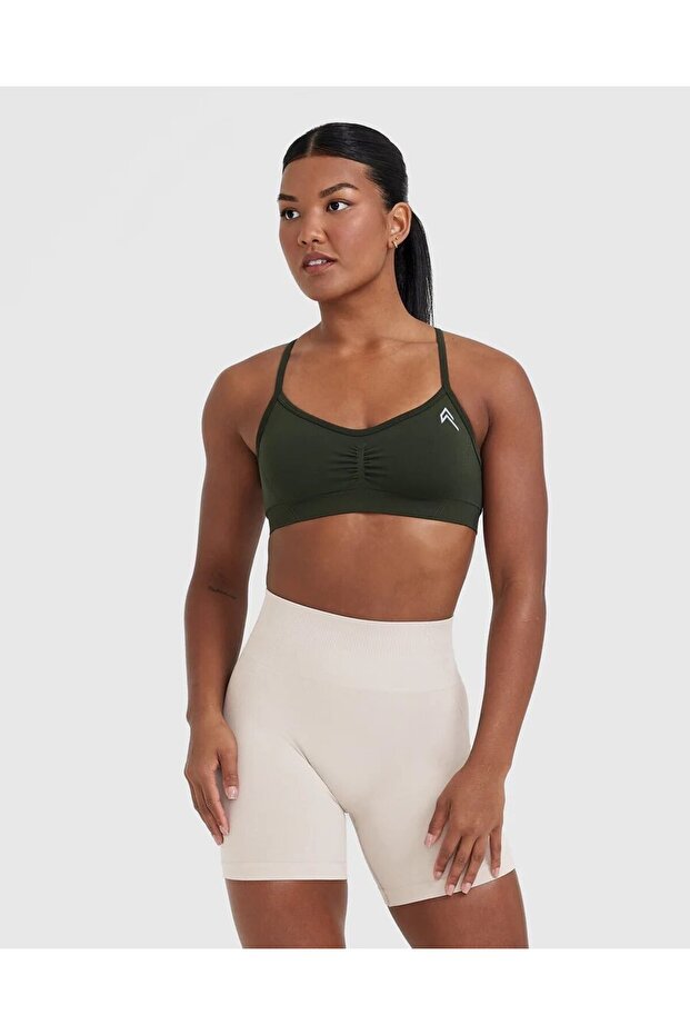 Oneractive Strap Bra Forest Green