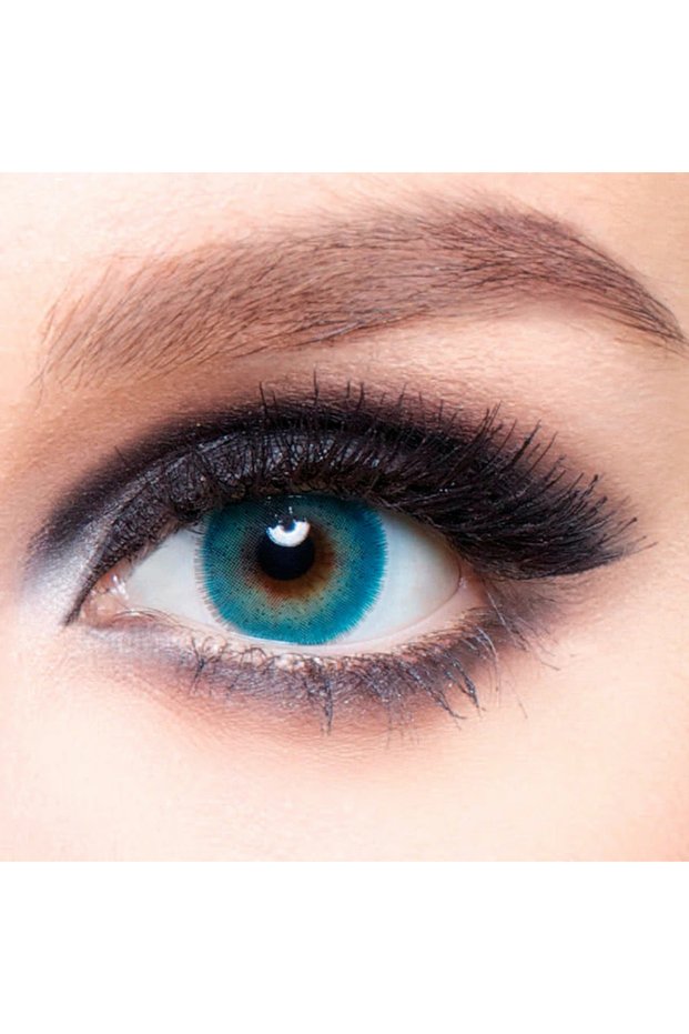 USA Miami Blue 9 Months Disposable Contact Lenses, Cosmetic Contact Lenses, Blue Contact Lenses
