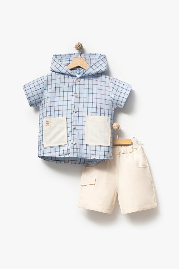 Hooded Pocket Baby 2-Piece Set 3700 Smr