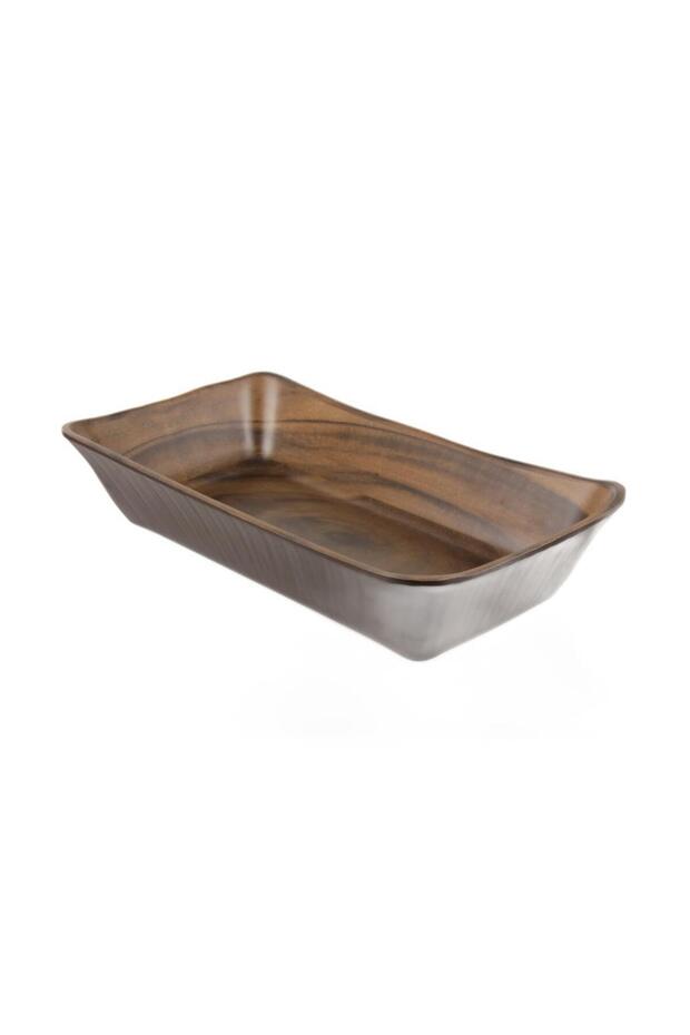 Wooden Look Presentation Bowl 32.5×17.5×6.5 cm