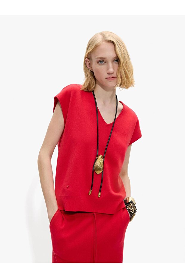 Kadın Düz Örme Üst - 2