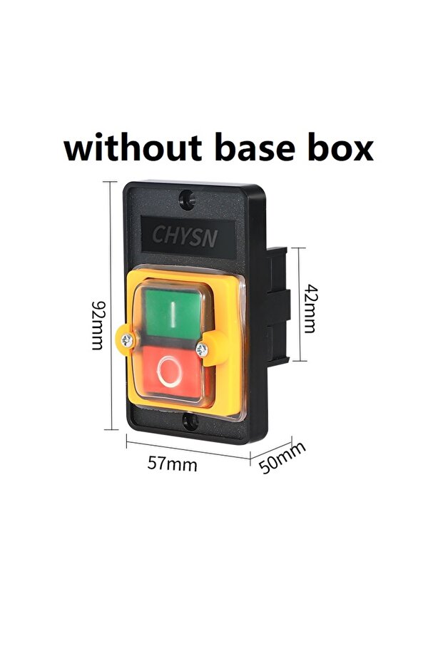 5M-1PCS Waterproof Push Button Switch ON/OFF Mechanical Equipment Control Button for Durable Use