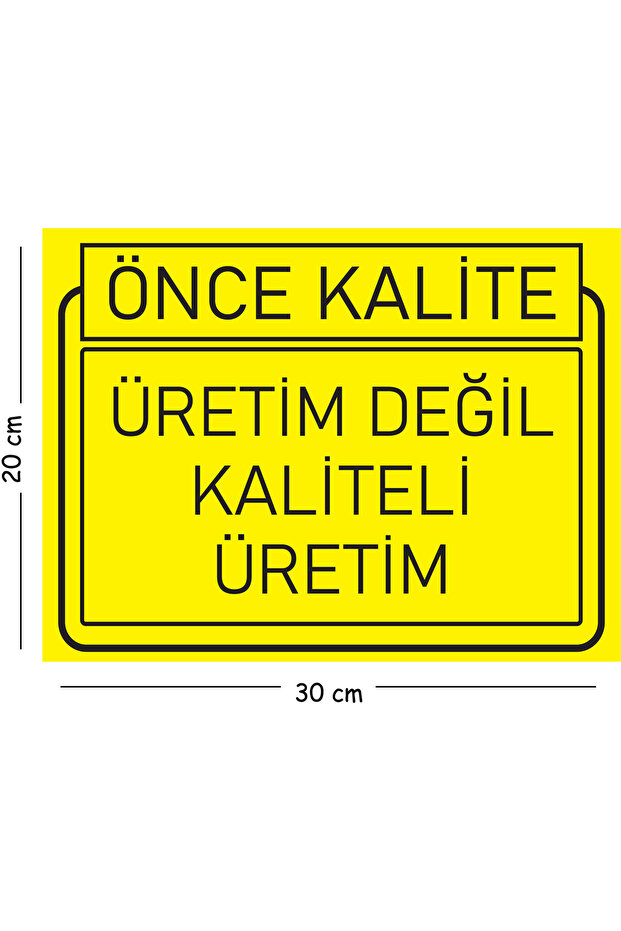 Metal Production Not Metal Manufacturing Quality Production 20X30 cm A4 Warning Work Safety Sign