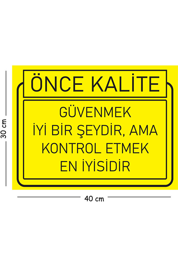 Metal Trusting Is Good, but Supervising Is Best 30X40 cm A3 Warning Work Safety Sign