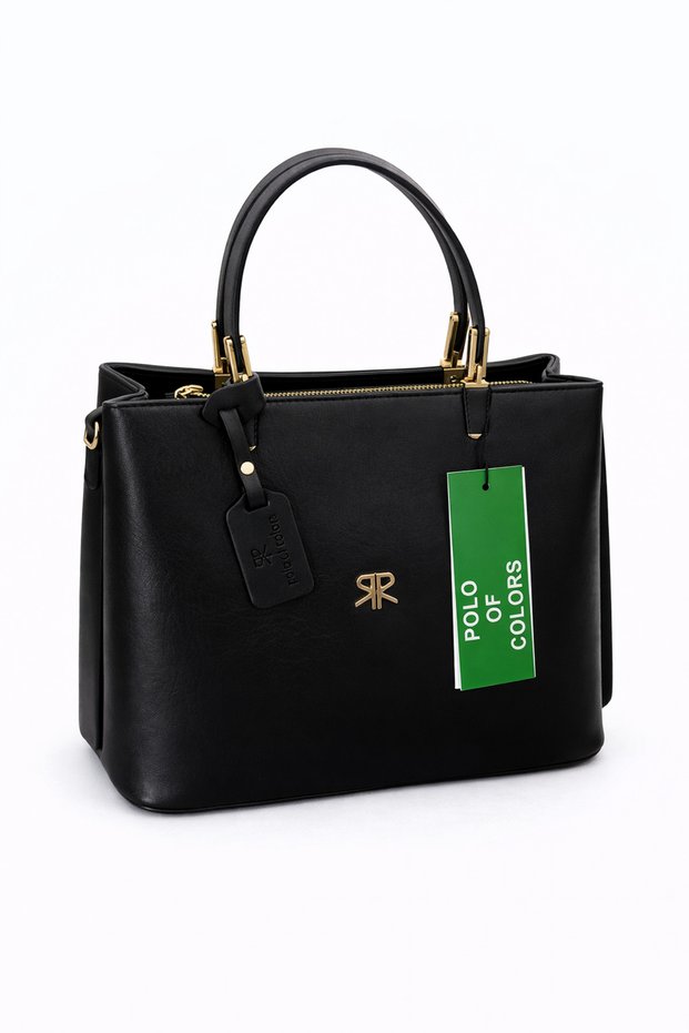 Women's Faux Leather Hand and Shoulder Bag
