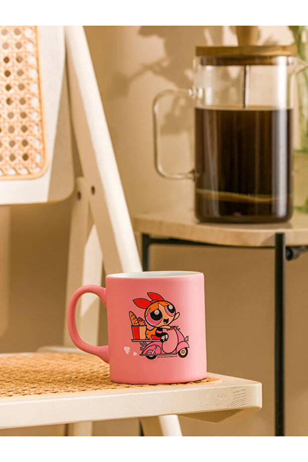 Lcw Home Mixed Powerpuff Girls Printed Ceramic Mug 320 ml