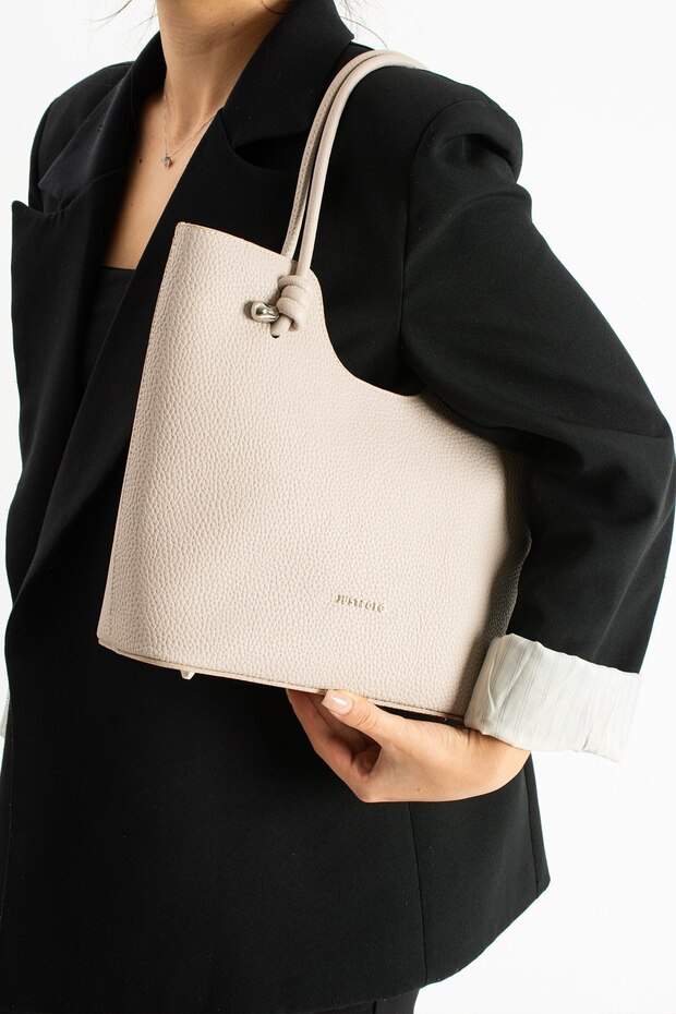 Women's Black Leather Look Shoulder Bag Daily Stylish Tote Bag Large Volume Rc7022