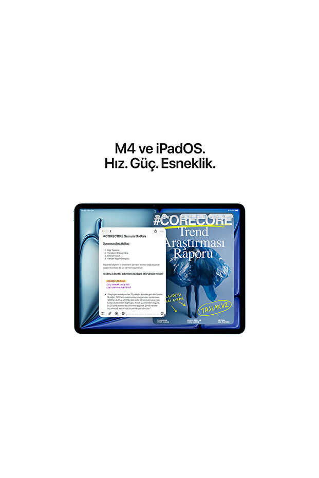 MH364TU/A iPad Air 11 inç M4 Wi-Fi 256 GB Tablet Mavi - 4