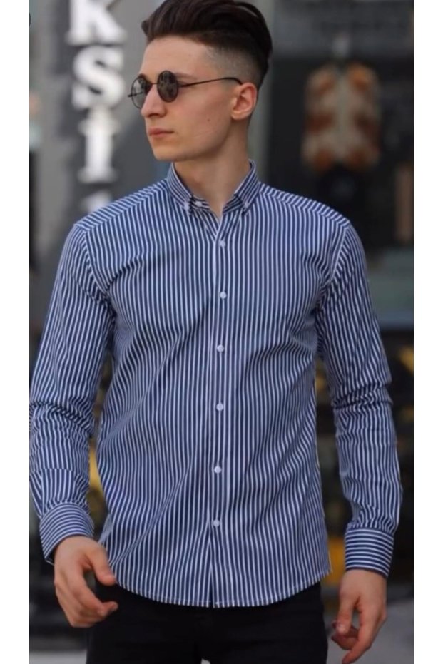 Modern and Stylish: Men's Striped Shirt Collection. Talk the Talk: Striped Slim Fit Shirts!