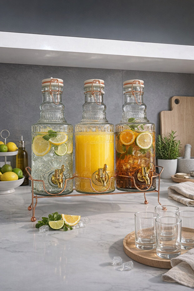 STANDLI 3 LÜ CAM SEBİL - 1