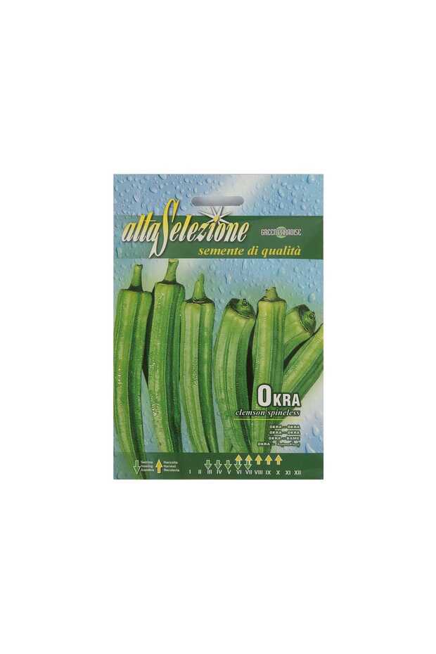 Okra Clemson Spineless Seeds
