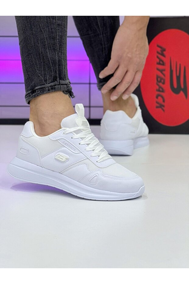 Men's Thick Comfort Sole Lace-Up Summer Casual Sneaker Sports Shoes