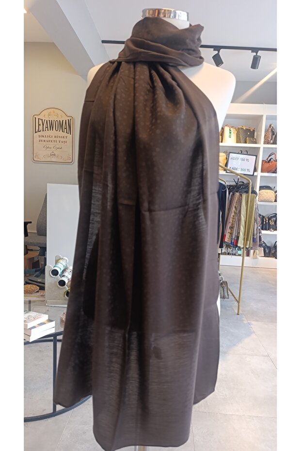 Cotton Bamboo Pattern Shawl - 1