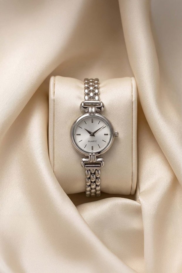 Orion Women's Steel Watch Silver Color White Dial Luxury | Old Money Vintage Elegant Wristwatch 2026