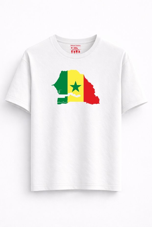 Senegal Ruh – Senegal Map Printed T-Shirt / Tank Top (Optional)