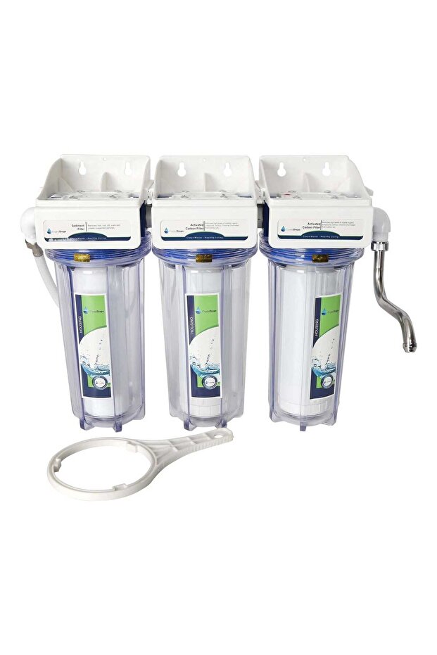 Water Filter Triple With Cartridge, TC3D