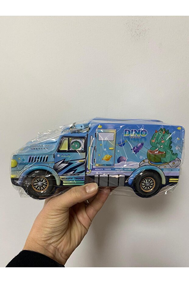 Spage Bus Piggy Bank Blue 22.5*10cm
