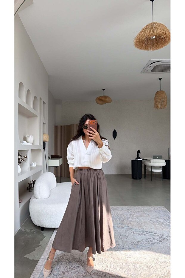 Mink Strawberry Kilos Skirt