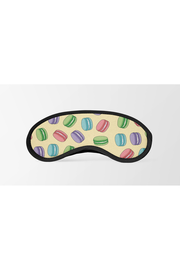Macaron Pattern Printed Sleep Eye Patch - 1