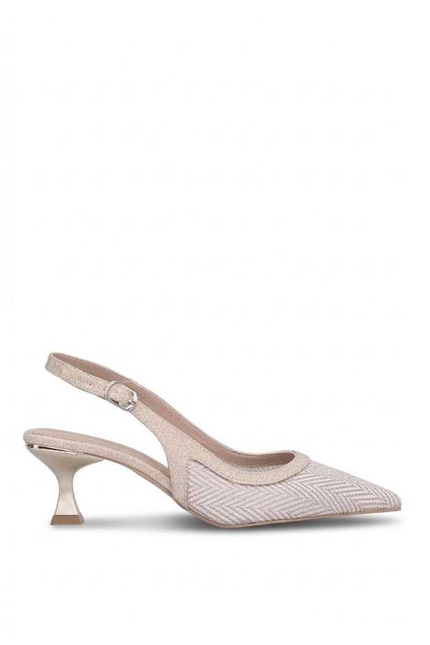 Elit Pm474 K133 Women's Classic Heeled Shoes Gold