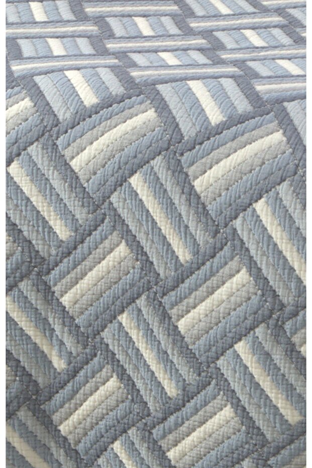 100% Cotton Soft Padded Muslin Bedspread | Çeyi̇z & Günlük & 4 Mevsi̇m | Breathable Structure 230X250