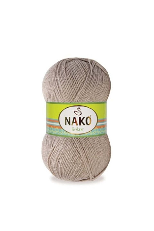 Record 257 5 Pieces Hand Knitting Yarn Milk Coffee