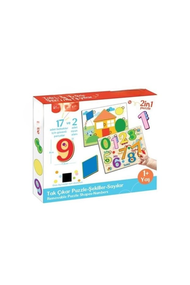 Fp2762 Plug and Play Puzzle Shapes Numbers