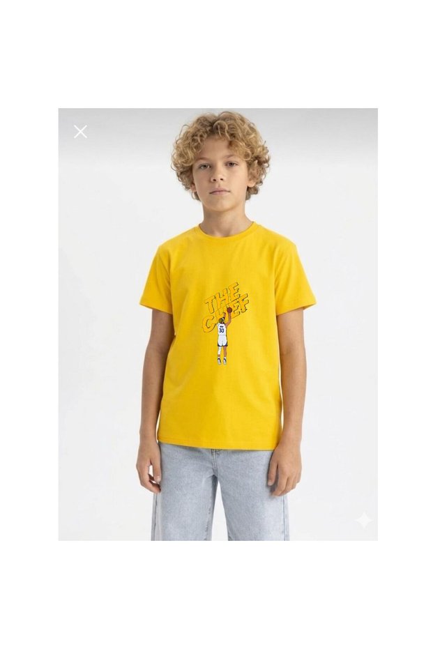 The Cheff Printed 100% Cotton Regular Crew Neck Kids Unisex T-Shirt 5 6 -7 8-9 10 -11 12 Years Old