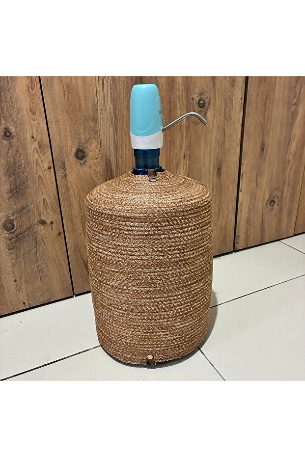 Handmade Wicker Bottle Cover – Decorative Water Bottle Cover – Kitchen Organizer Basket – Stylish Home Accessory