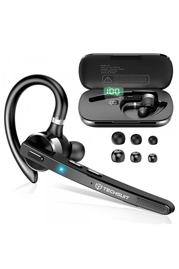 Casca Bluetooth G9 TalkZen, A2DP, Negru - 1