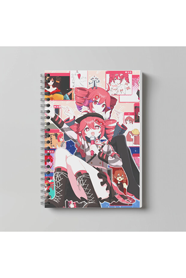 ورق مطبوع عليه شخصيات أنمي Vocaloid x Kasane Teto مقاس A4، 60 ورقة، بدون خطوط