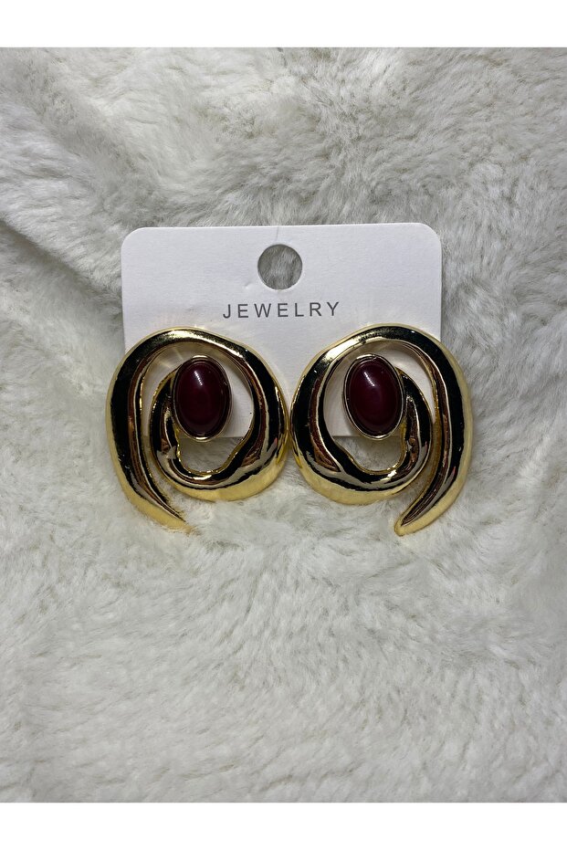 Gold Stylish Design Earrings