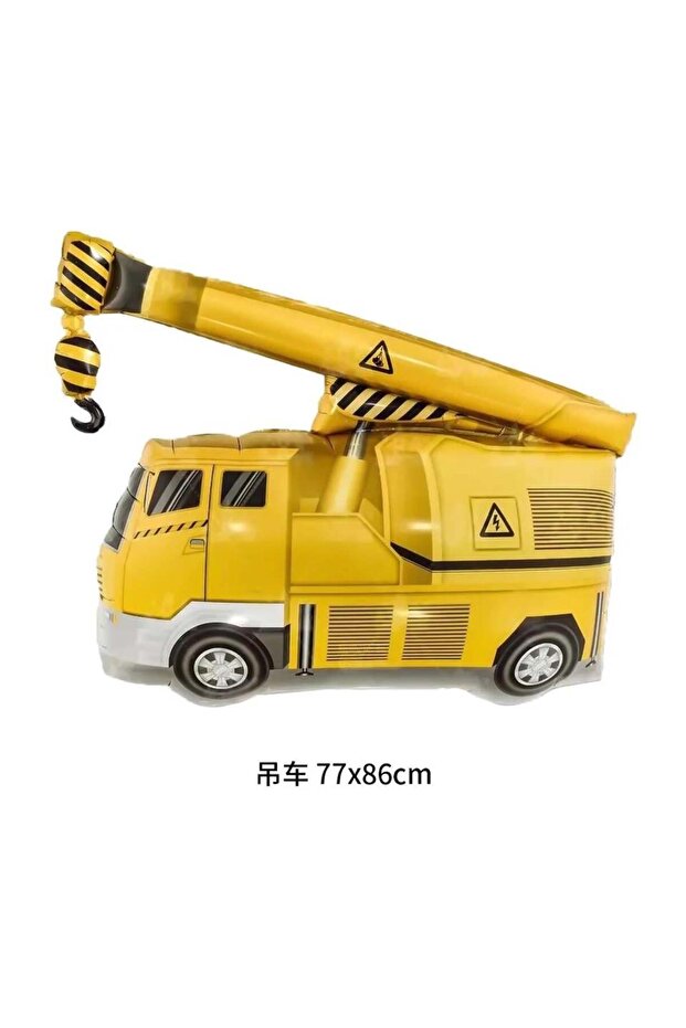 Crane Working Machine Foil Balloon 77 X 86 cm 4046