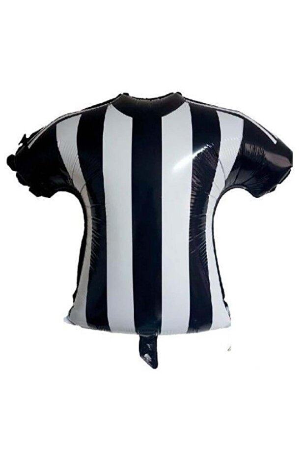 18" Black and White Jersey Foil Balloon İ.K.M.