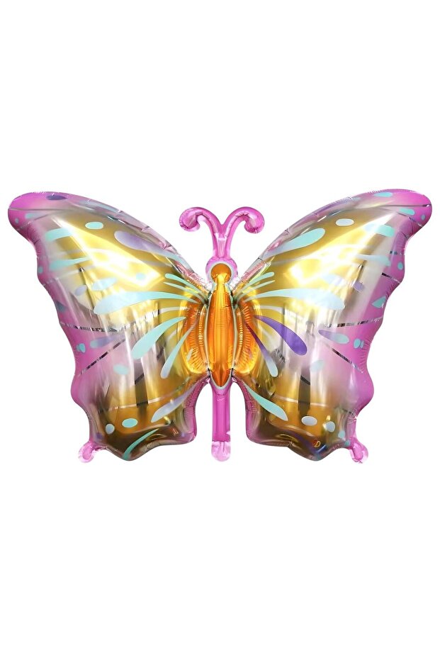 Pink Gold Butterfly Foil Balloon 8903 80 X 50 cm