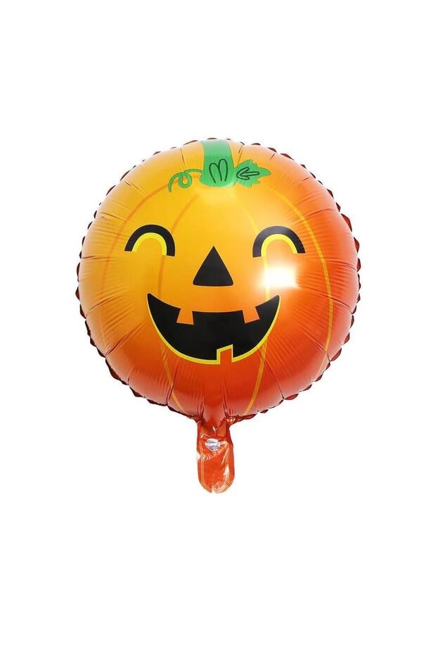 18" round pumpkin foil balloon hl-1