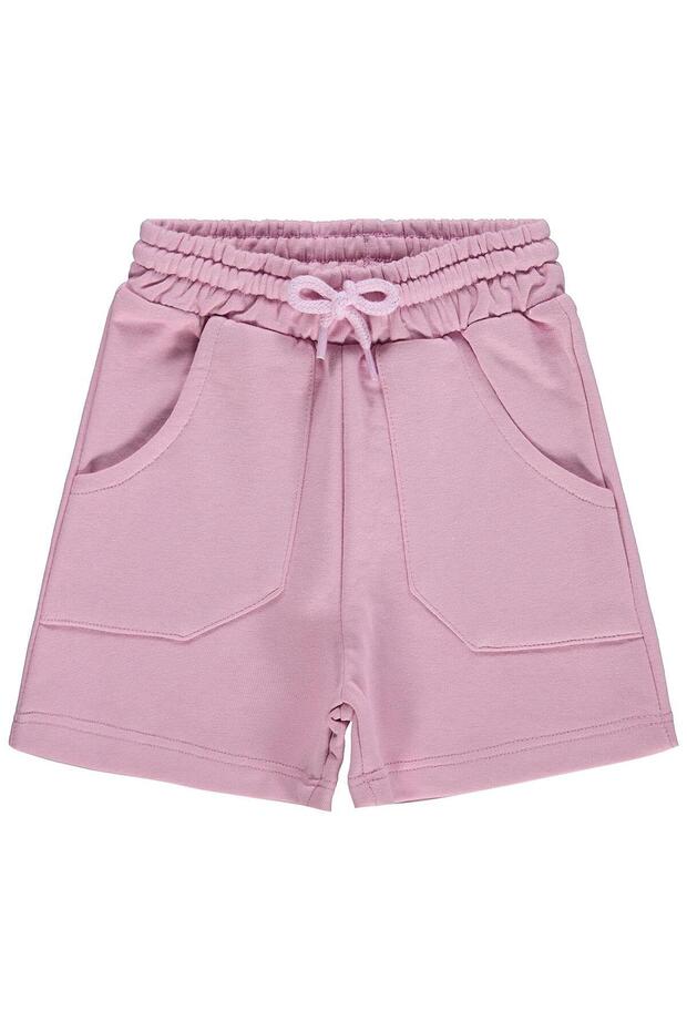 Large Pocket Shorts for 2-5 Years Old - Pink