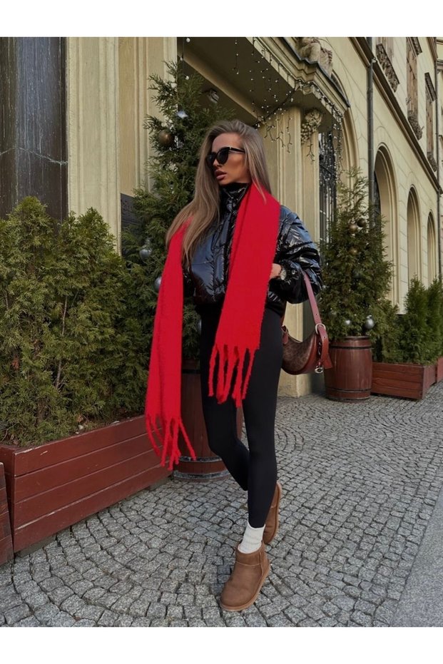 Red Pinterest Women's Shawl / Scarf