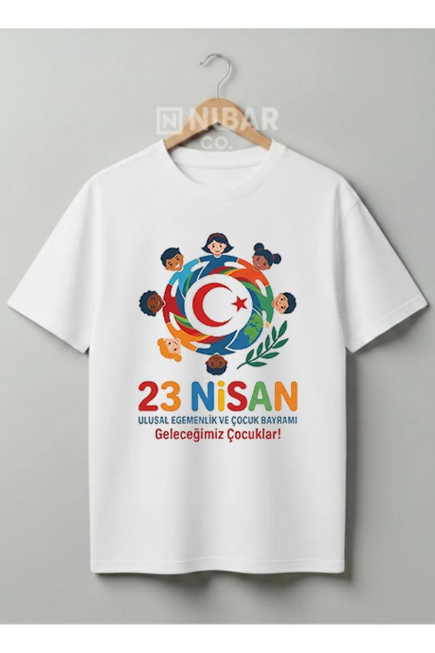 23 April Designed Cotton T-Shirt National Holidays Special Series Children