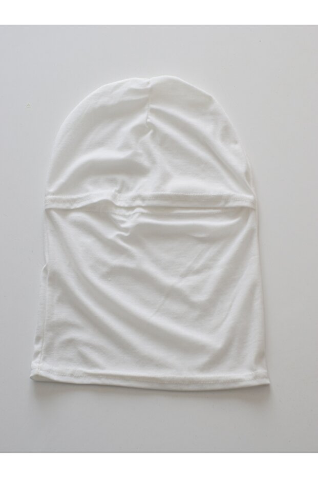 Summer White Sun and Wind Mask Cotton, Combed Cotton Thin Lightweight Snow Mask Balaclava Biker Helmet Neck Gaiter