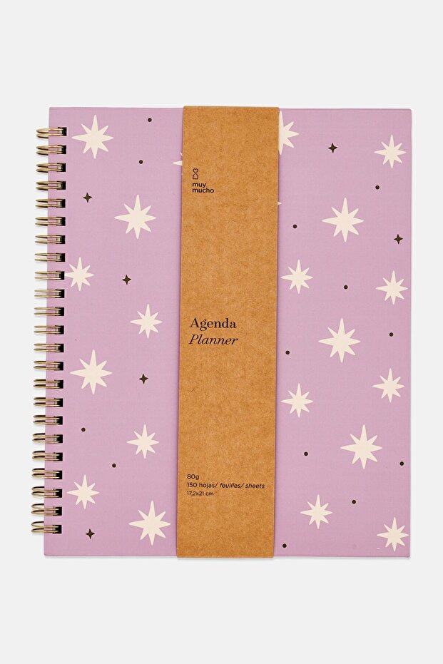 Timeless Planner Spiral Notebook, Multicolor