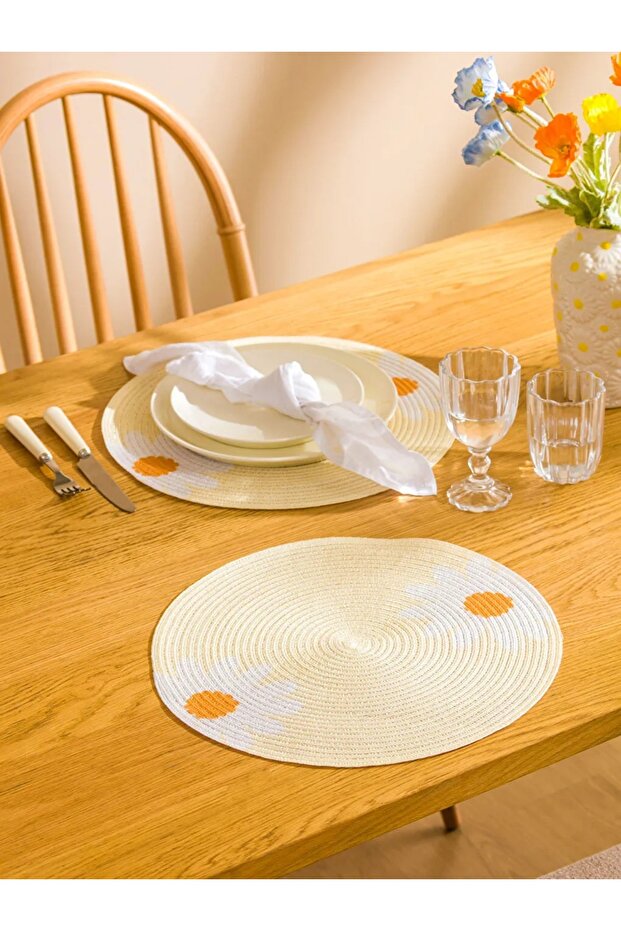 Lcw Home Mixed Wicker Supla Set of 2 38 cm