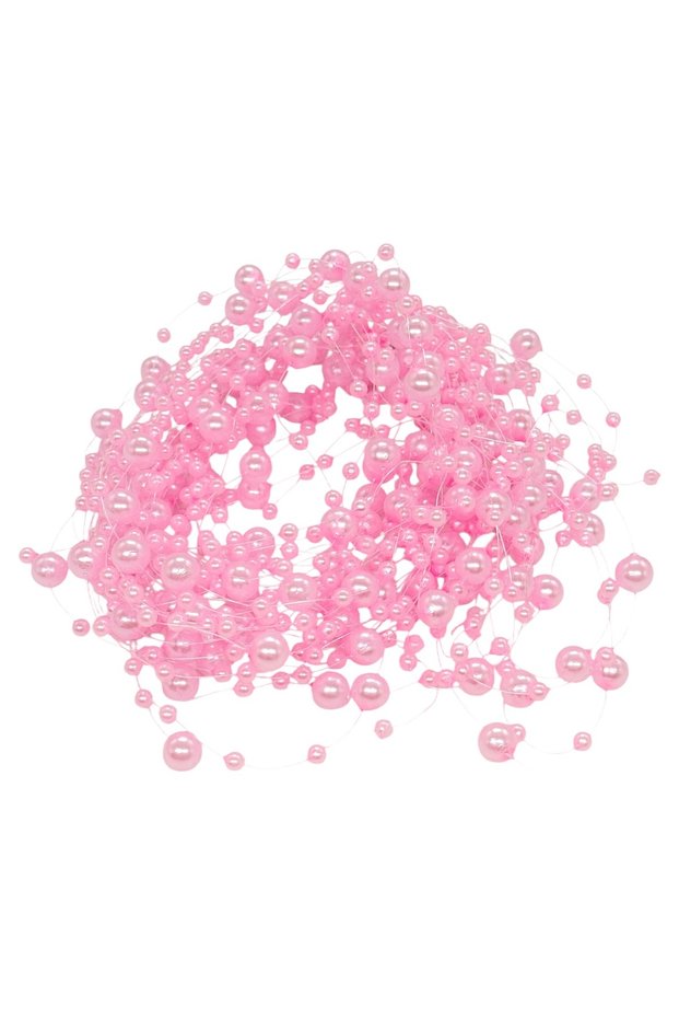 Beaded string 10 strands X 1.35m Large Pink