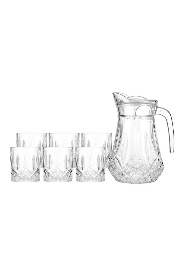 Glass Water Set, 7 Pcs
