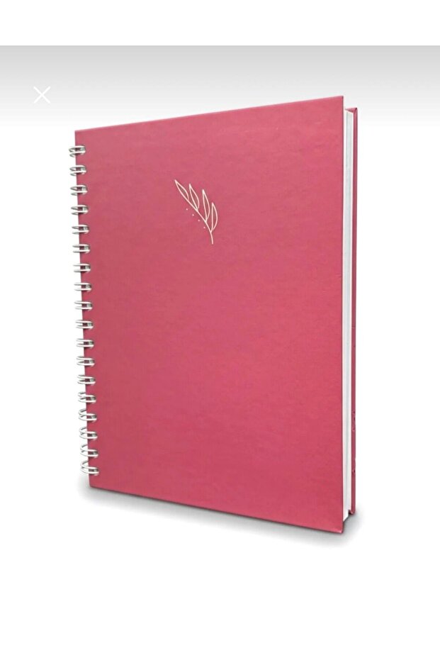 دفتر ملاحظات مربع بغلاف صلب حلزوني - 17x24 سم