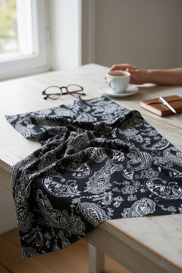 100% Viscose Soft Textured Twill Woven Belmando Fabric | 1 Meter | Width: 150cm