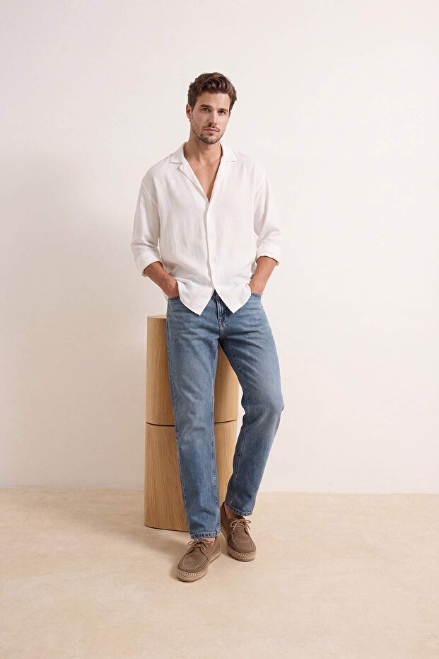 Mavi Straight Fit Esnek Kumaş Kot Pantolon Jeans TMNSS26JE00001 - 3