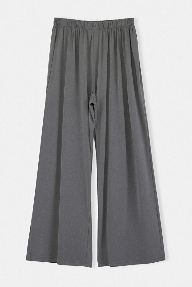 Haki Beli Lastikli Rahat Kalıp Modal Pantolon TDRSS26PL00016 - 5