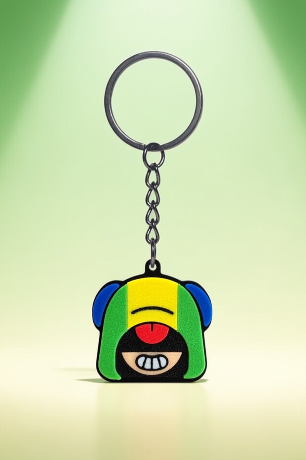 Brawl Stars Leon Keychain