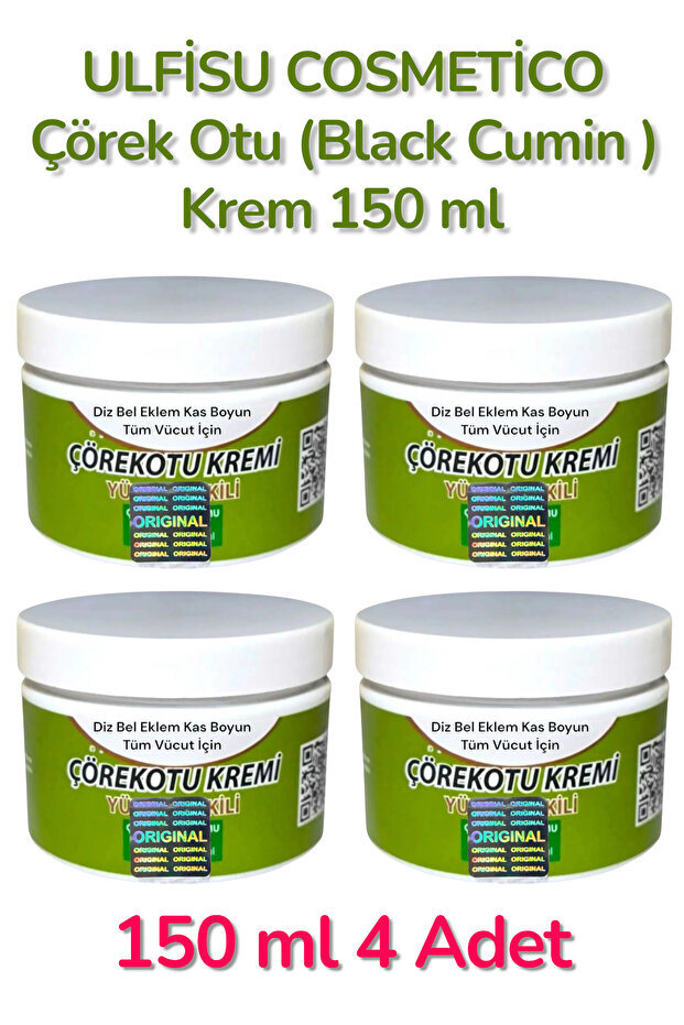Black Cumin Oil Massage Cream 150 ml 4 Pieces